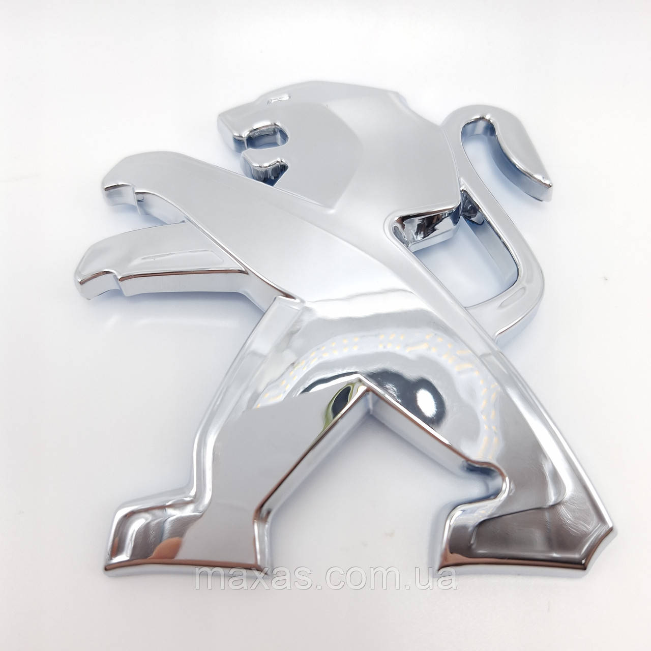 Эмблема логотип Peugeot (хром, глянец) 100*93 мм (ID#2137443721), цена ...