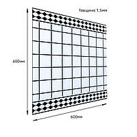 Al Покриття на підлогу для стін гнучкий ламінат самоклейна вінілова плитка самоклейка 600х600х1,5 мм (СВП-209)