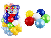 Набір кульок для сухого басейну (50 шт.) діам.9 см у сітці, Бамсик (0270)