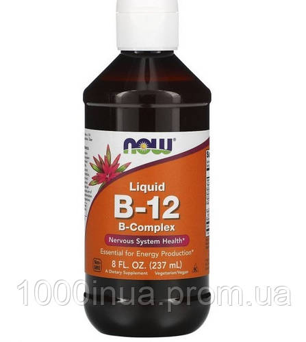 Метилкобаламин NOW Foods Vitamin B-12 Complex Liquid 237 ml 198 ...
