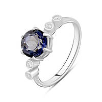 Серебряное кольцо SilverBreeze с мистик топазом 1.85ct (2117025) 17 TS, код: 8024464