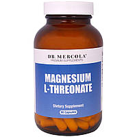 Магний L-Треонат Magnesium L-Threonate Dr. Mercola 90 капсул TS, код: 7690023