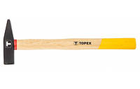 Столярный молоток Topex 800 г деревянная рукоятка / квадратный бойок (02A408)