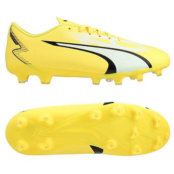 Дитячі футбольні бутси Puma Ultra Play FG/AG 107530-04, Жовтий, Розмір (EU) — 36