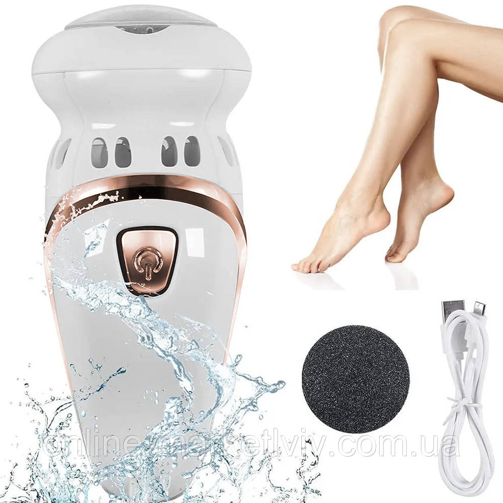 Електрична пемза для ніг Callus remover vacuum WM-47 / Електропемза / Пемза-пилка