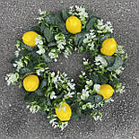 Вінок евкаліпта з лимоном 40 см, фото 5