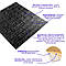 3D панель самоклеюча цегла  Чорна 700х770х3мм (019-3) SW-00000584, фото 2