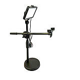 Настільний штатив журавель Profi-light PR-19 з LED світлом 19х12.5 см з кольоровими фільтрами, фото 3