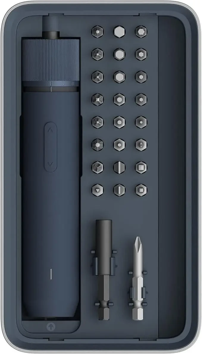 Електрична викрутка HOTO Portable screwdriver kit з кейсом для зберігання біт