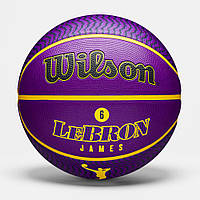 Баскетбольный мяч Wilson NBA Player Icon LeBron James Outdoor