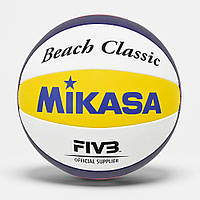 Мяч для пляжного волейбола Mikasa BEACH Classic BV551C NEW