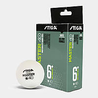 Мячи для настольного тенниса Stiga Master 40+ White 6-шт 1111-24