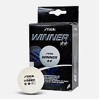 Мячи для настольного тенниса Stiga Winner 40+ White 6-шт