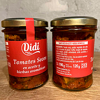 Вяленые томаты в масле Didi 190g. Испания