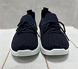 Весняні дитячі кросівки шкарпетки літні 33-34 сині, фото 7