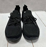 Весняні дитячі кросівки шкарпетки літні 31-32 чорні, фото 2