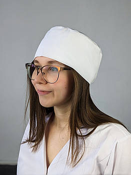 Шапка таблетка Біла