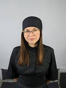 Шапка таблетка Чорна