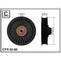 Ролик обводной CAFFARO (85-99)