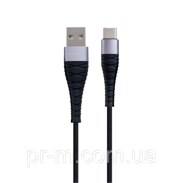 Кабель BOROFONE BX32 TYPE-C Munificent 3A (плетений) 1метр