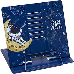 Підставка для книг "Космонавт на Місяці" Bambi LTS-8211 металева Вид 1, World-of-Toys
