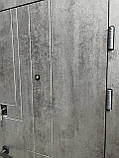 Двері вхідні ТИП БАВАРІЯ Баварія колір мдф/мдф Бетон темний /бетон сніжний, фото 4