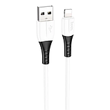 Кабель HOCO lightning X82 Silicone 1m 2,4A, фото 3