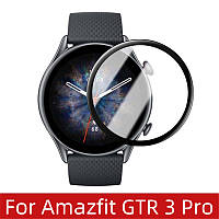 Захисна плівка для Amazfit GTR 3 Pro (0.2 мм, 3D чорна) Polycarbone