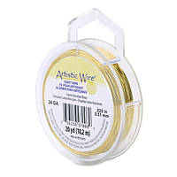 Дріт Artistic Wire, калібр 24/0.51 мм, позолота, 18,2 м