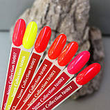 Гель-лак Komilfo Neon Collection N001 (насичений яскраво-рожевий, неоновий), 8 мл, фото 4