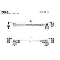 Провода зажигания высоковольтные ВАЗ 2120. 21213 1.7 силикон Tesla (T418S)