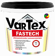 Vartex Fastech Silikon силіконова декоративна штукатурка баранець шуба камінцева зерно 1,5 мм відро 25 кг