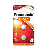 Батарейка Panasonic дискова Alkaline Button Cell 1.5 V LR44 2 шт