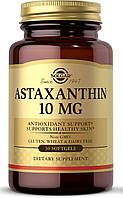 Астаксантин Solgar, Astaxanthin, 10 мг, 30 капсул