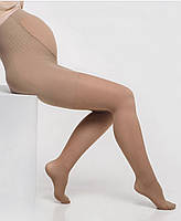 Колготки для вагітних 40 ден Бежеві Мамин дім Міцні колготки для вагітних Колготки капронові