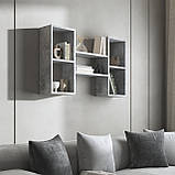 Навісна полиця для книг та декору M-11, фото 9