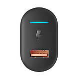 Мережевий зарядний пристрій Yoki Led Series YK-QC 3.0 18W USB Output, Black, фото 5