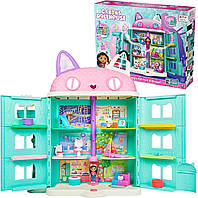 Игровой набор домик для куклы Габби со звуком 15 предметов, фигурки, мебель Gabby s Dollhouse 6062028 оригинал
