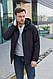 Чоловіча демісезонна куртка Black Vinyl BТС24-2338 великих розмірів (батал), фото 7