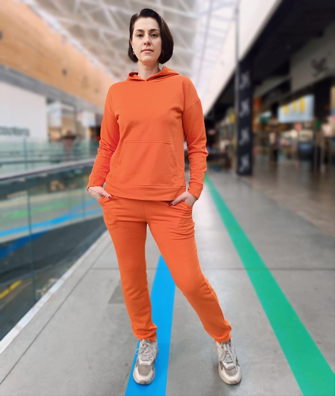 Спортивний костюм помаранчевого кольору, фото 1