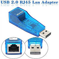 Мережева карта USB - Lan RJ45 синя