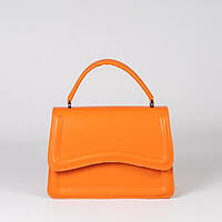 Женская сумка клатч с ремешком через плечо в 10-и цветах. Оранжевый
