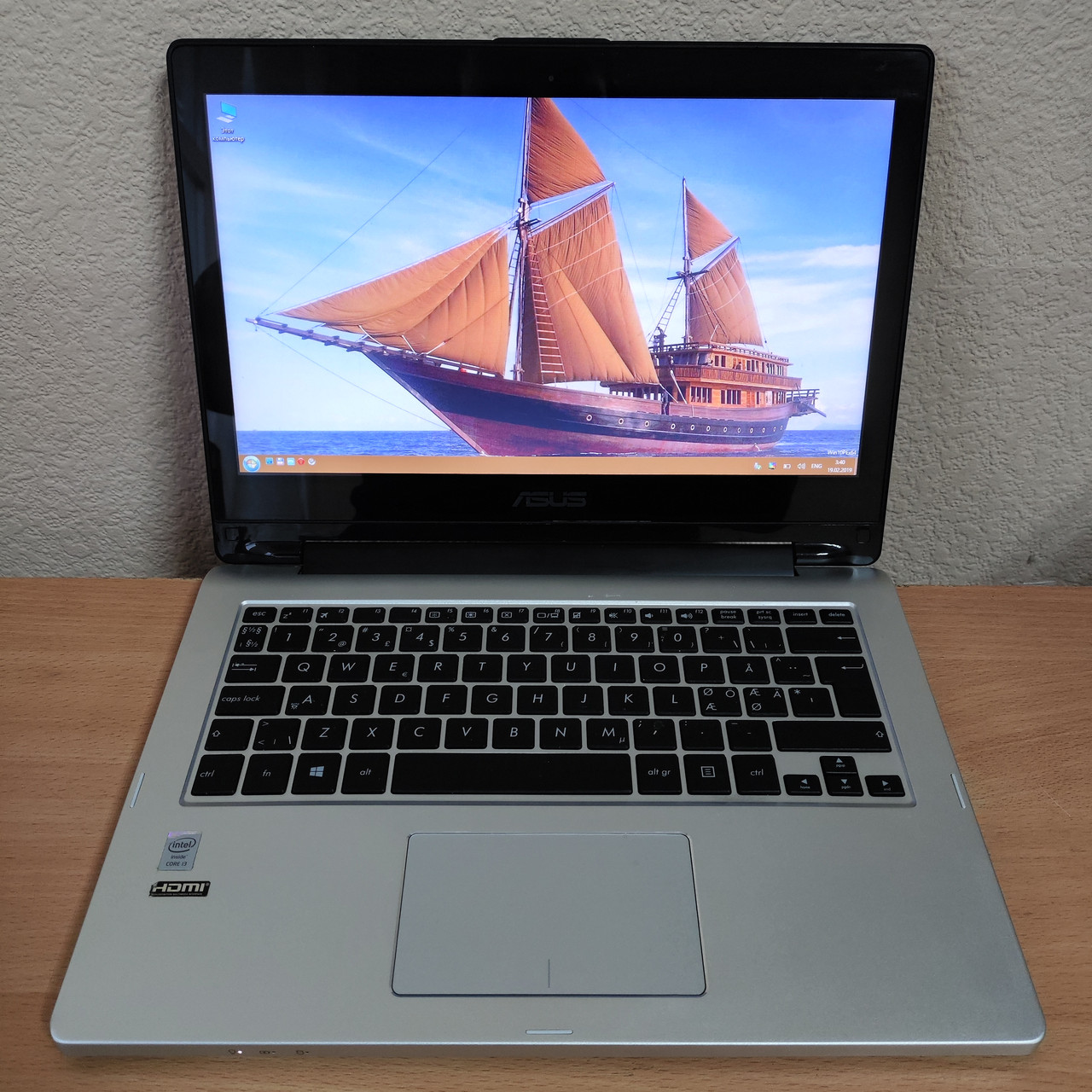 Ноутбук Asus TP300L 13.3" ТАЧ i3-4030U /4 Gb DDR3/500 Gb HDD/ Intel HD Graphics