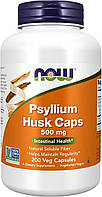 Подорожник в капсулах Now Foods, Psyllium Hush, 500 мг, 200 капсул