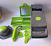Овочерізка-подрібнювач Veggie Slicer 14 в 1 ситечко для яєць та ніж для очищення овочів, фото 8