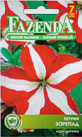 Семена цветов Петуния звездопад (однолетняя) 0.3 г FAZENDA