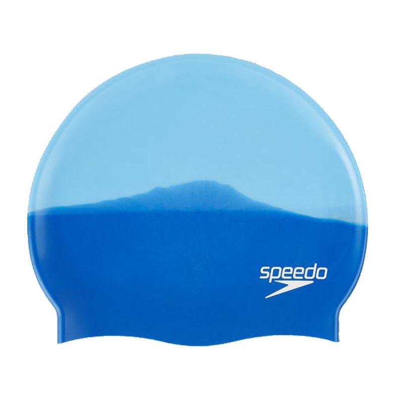Шапка для плавання Speedo MULTI COLOUR SILC CAP AU BLUE/BLUE блакитний Уні OSFM, фото 1