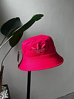 Панама Adidas красная мужская женская летняя Адидас логотип вышивка
