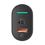 Мережевий зарядний пристрій Yoki Led Series YK-20PD+QC 20W, Black, фото 5