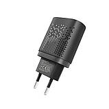 Мережевий зарядний пристрій Yoki Led Series YK-20PD+QC 20W, Black, фото 3